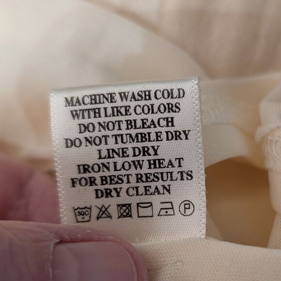 Cream Puff Sleeve Dress Size Large NWT - Picture 9 of 10